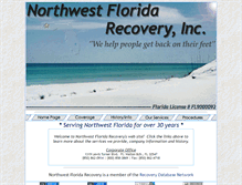 Tablet Screenshot of nwflrecovery.com